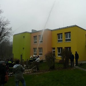 Feuerwehrübung im Kindergarten