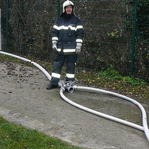 Feuerwehrübung im Kindergarten
