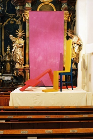 Kunstdialog St. Martin in der Pfarrkirche Pichl/Wels. © Kunstreferat