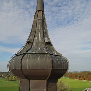 Turmhelm und Hozkonstruktion